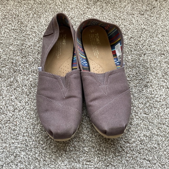 Toms women slip on shoes gray - Picture 1 of 4